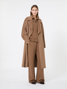 Technical Cotton Jersey Sweatshirt for Women - Camel - Max Mara UAE