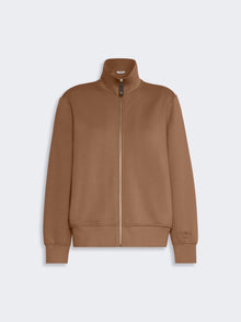 Technical Cotton Jersey Sweatshirt for Women - Camel - Max Mara UAE
