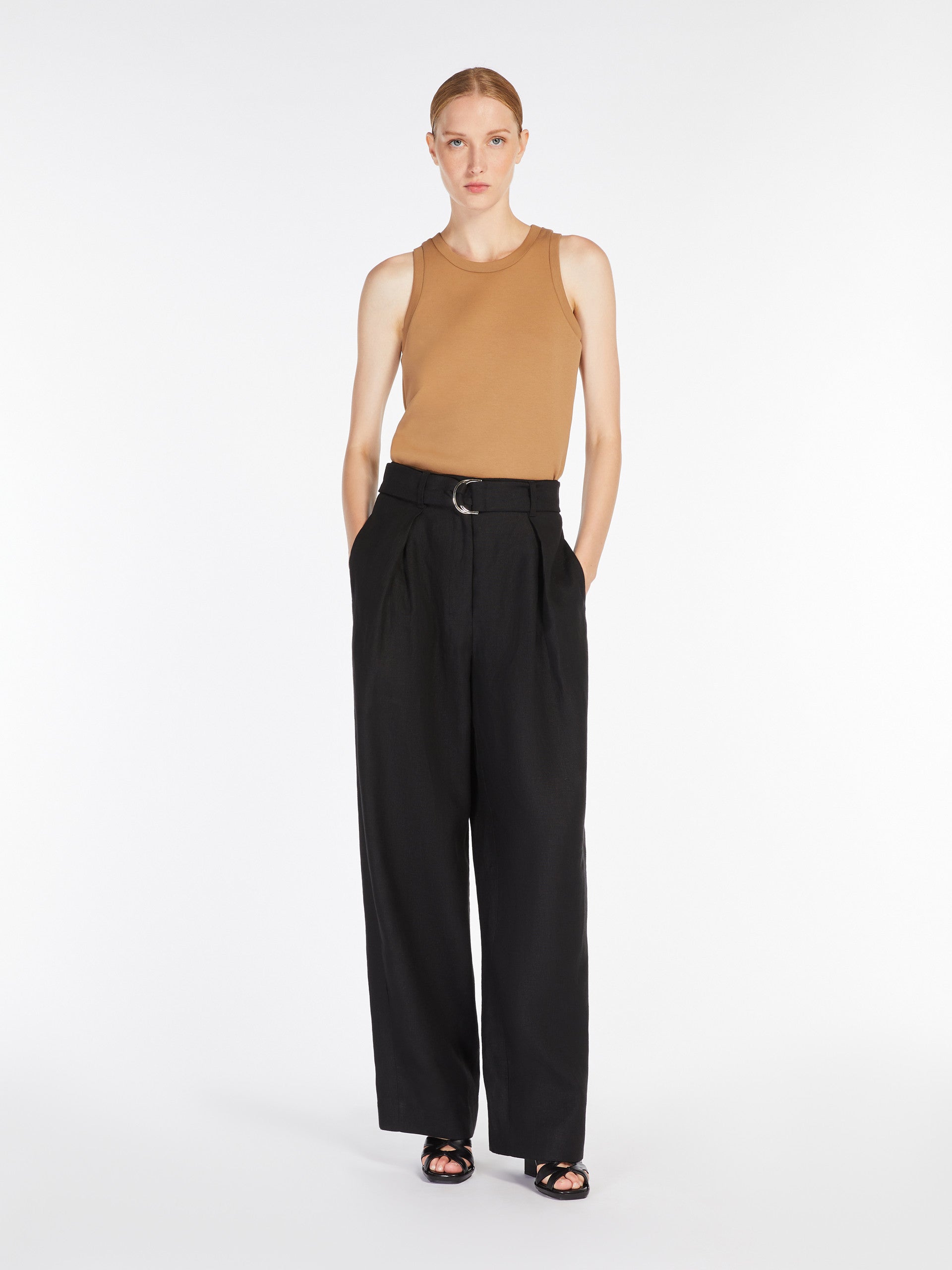 Regular-Fit Scuba Jersey Top for Women - Colonial - Max Mara UAE