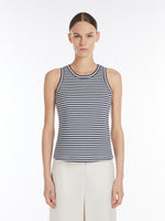 Regular-Fit Scuba Jersey Top for Women - Ecru - Max Mara UAE