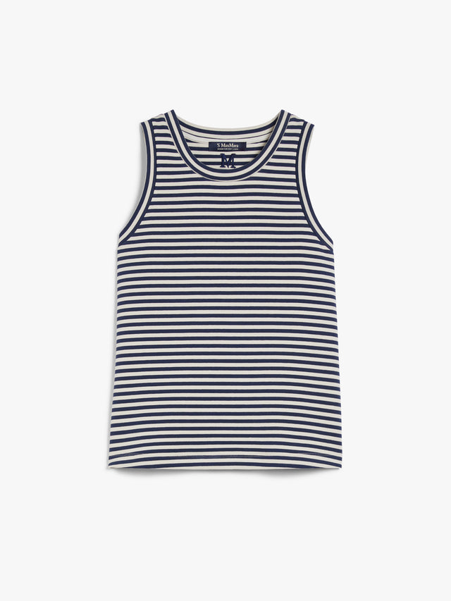 Regular-Fit Scuba Jersey Top for Women - Ecru - Max Mara UAE