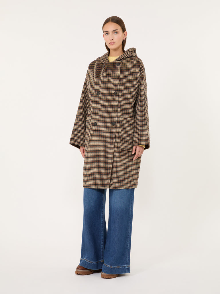 max mara double wool broadcloth coat