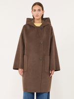 max mara double wool broadcloth coat for women