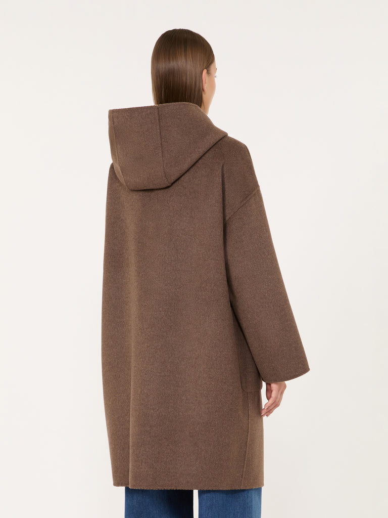 max mara double wool broadcloth coat