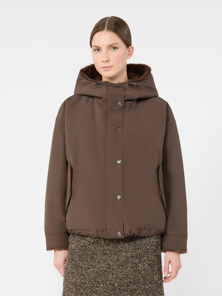 max mara water-repellent canvas jacket