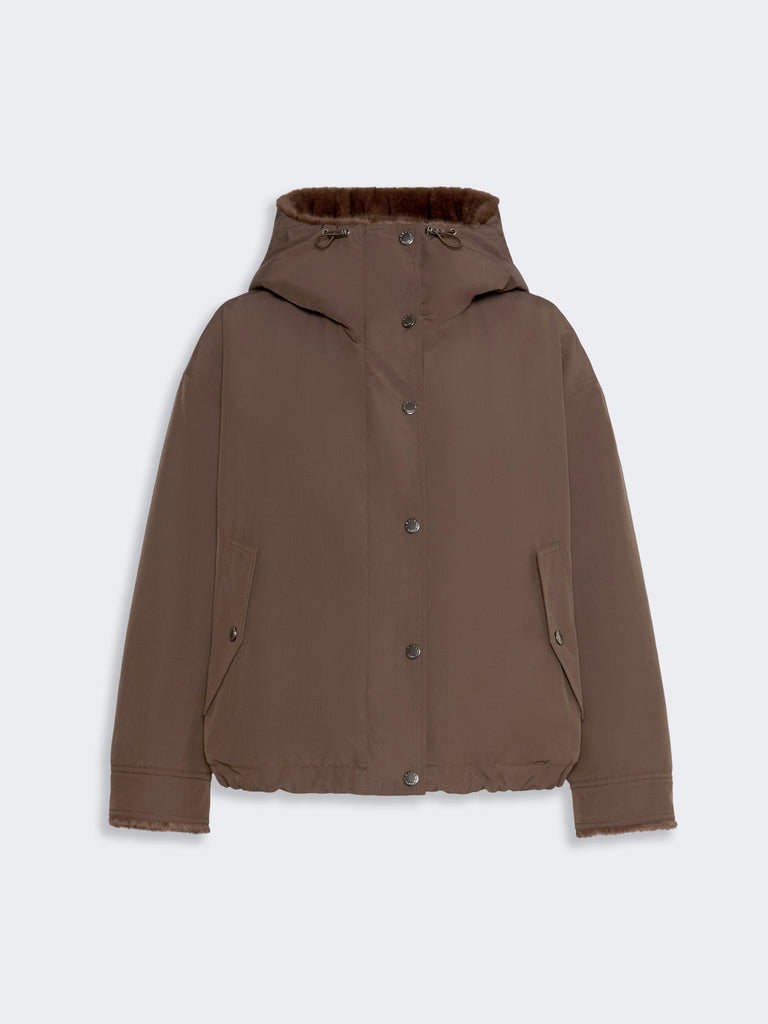 max mara water-repellent canvas jacket