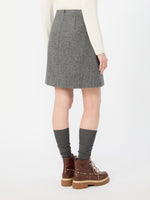 max mara wool blend short skirt for women