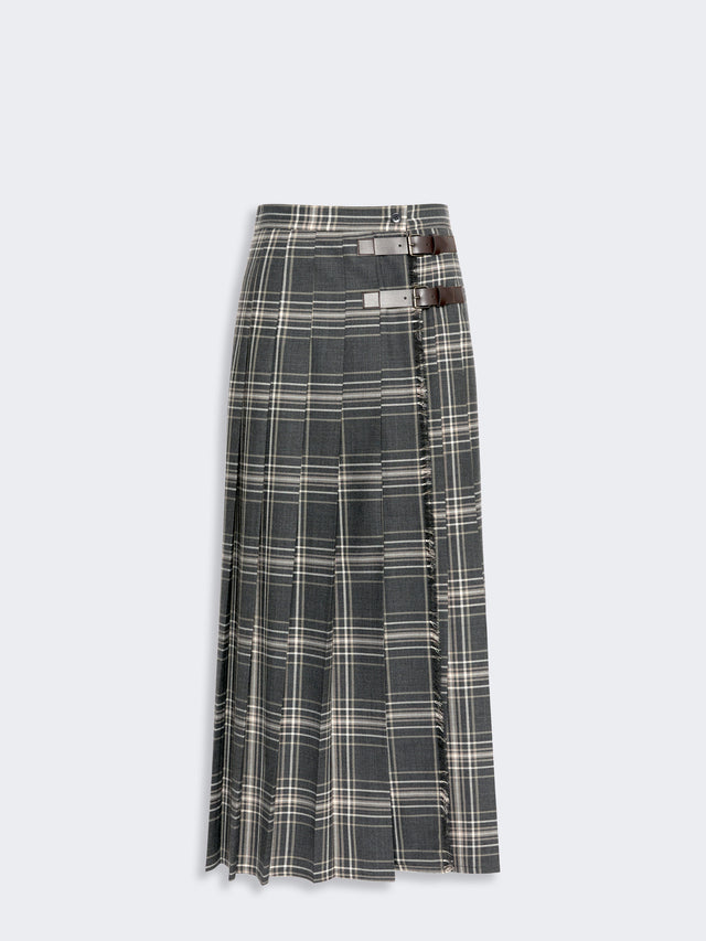 max mara wool batavia pleated skirt for women