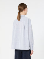 max mara technical twill and cotton poplin shirt for women