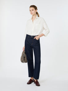 max mara boxy cotton poplin shirt for women