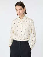 max mara printed silk shirt for women