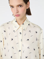 max mara printed silk shirt for women