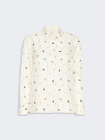 max mara printed silk shirt for women