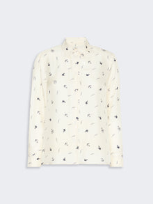 max mara printed silk shirt for women