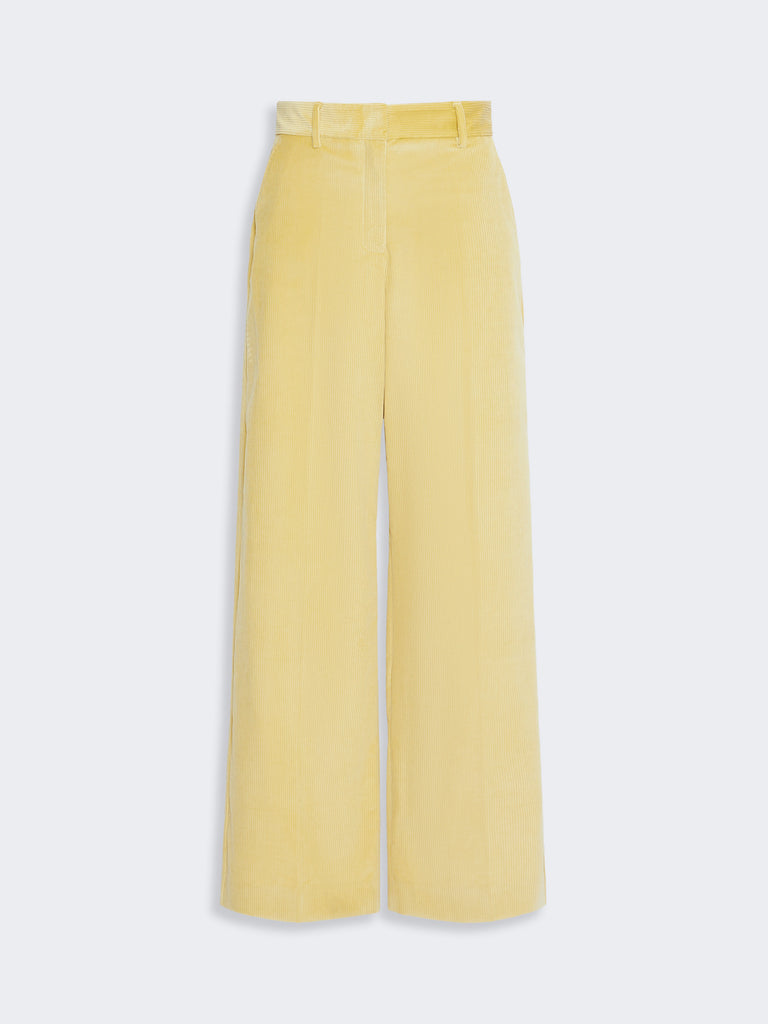 max mara cotton velvet trousers