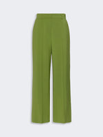 max mara stretch wool palazzo trousers for women