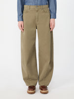 max mara cotton drill trousers for women