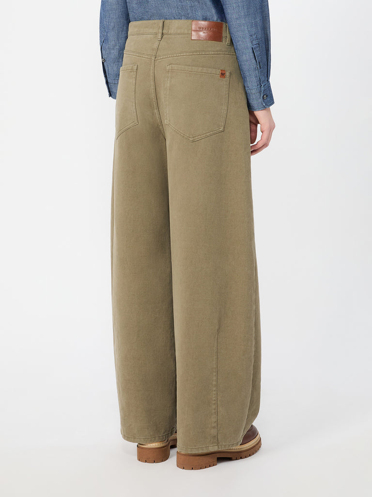 max mara cotton drill trousers