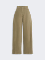 max mara cotton drill trousers for women