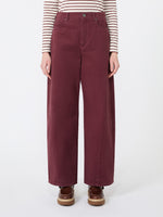 max mara cotton drill trousers for women