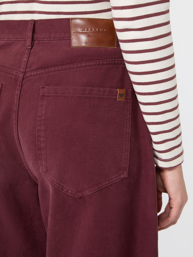 max mara cotton drill trousers