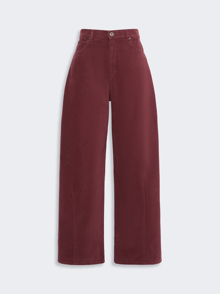 max mara cotton drill trousers