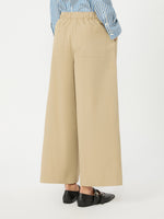 max mara flared cotton gabardine trousers for women