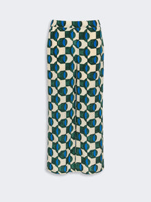 max mara printed crepe de chine trousers for women