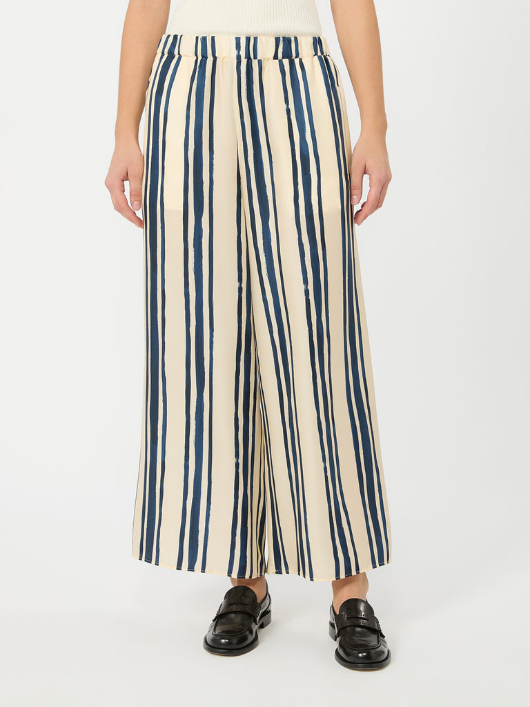 max mara silk twill trousers