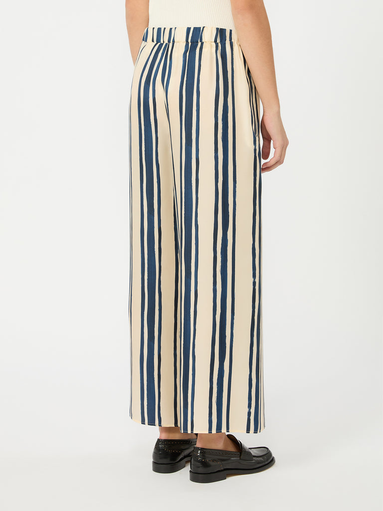 max mara silk twill trousers