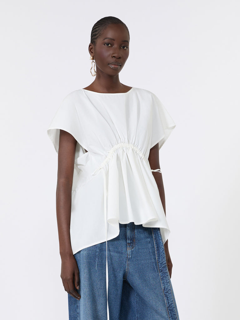 max mara cotton poplin blouse