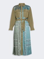 Max Mara Printed twill and poplin shirt dress for Women