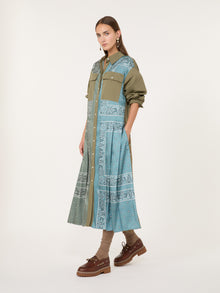 Max Mara Printed twill and poplin shirt dress for Women