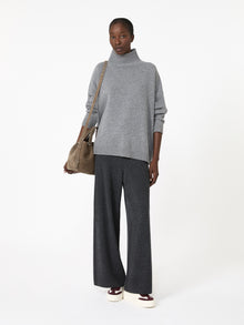 max mara wool and cashmere yarn trousers for women
