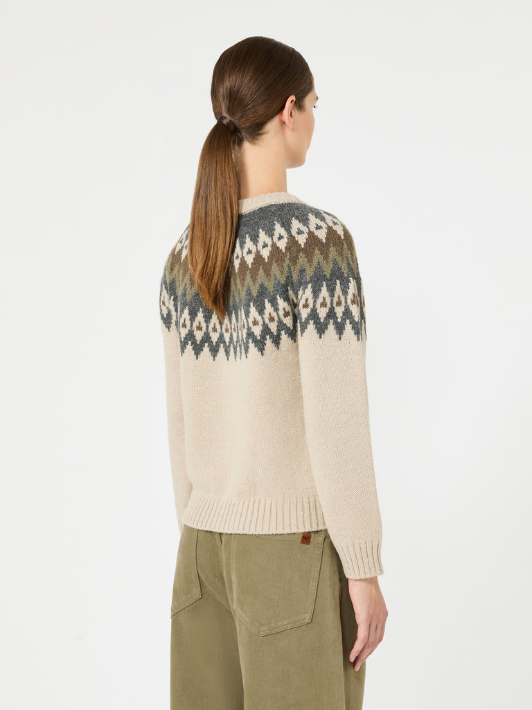max mara alpaca and wool blend cardigan
