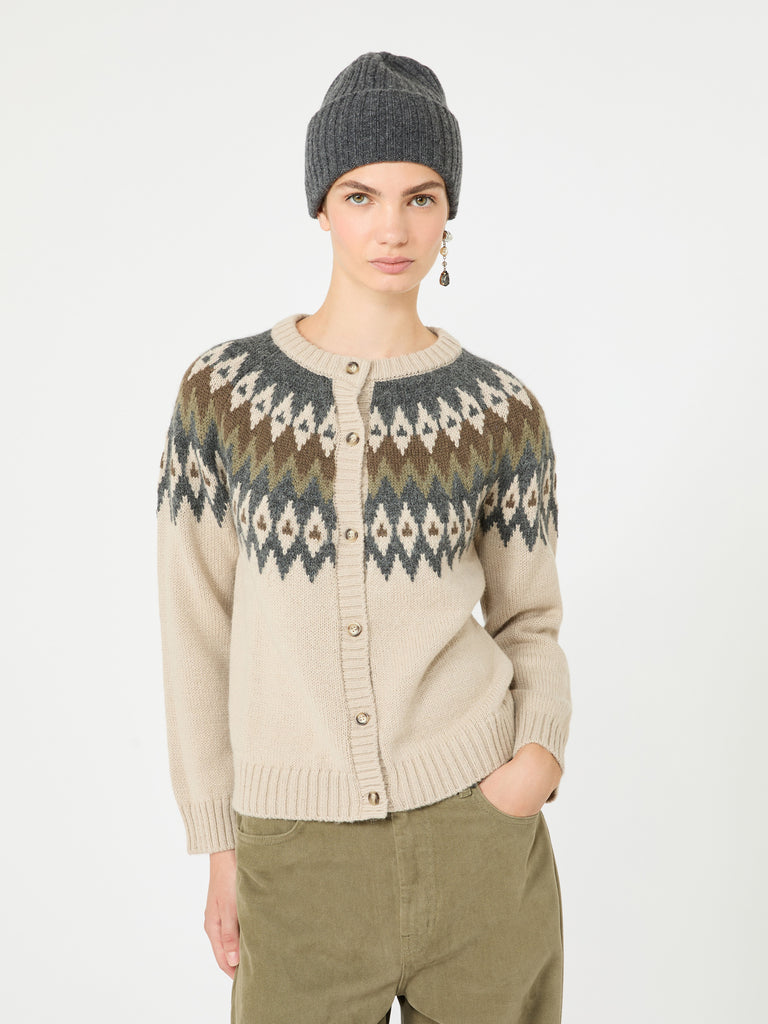 max mara alpaca and wool blend cardigan