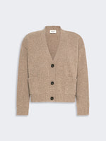 max mara v-neck wool yarn cardigan for women