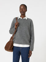 max mara wool and cashmere crewneck sweater for women