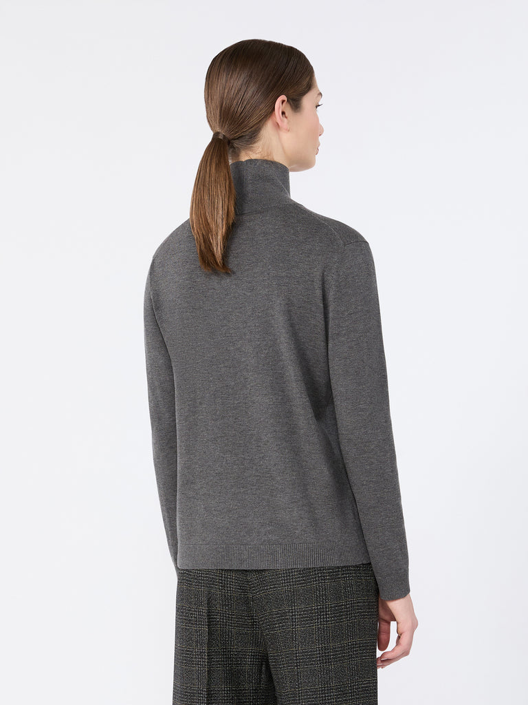 max mara wool and silk knit turtleneck