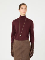 max mara wool and silk knit turtleneck for women
