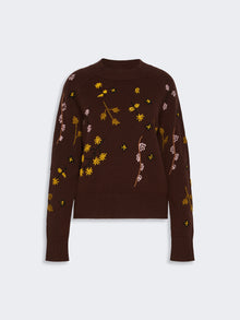 max mara embroidered wool sweater for women