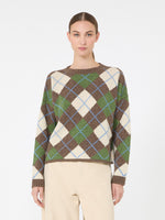 Max Mara Wool yarn Argyle jumper for Women