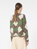 Max Mara Wool yarn Argyle jumper for Women