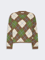 Max Mara Wool yarn Argyle jumper for Women