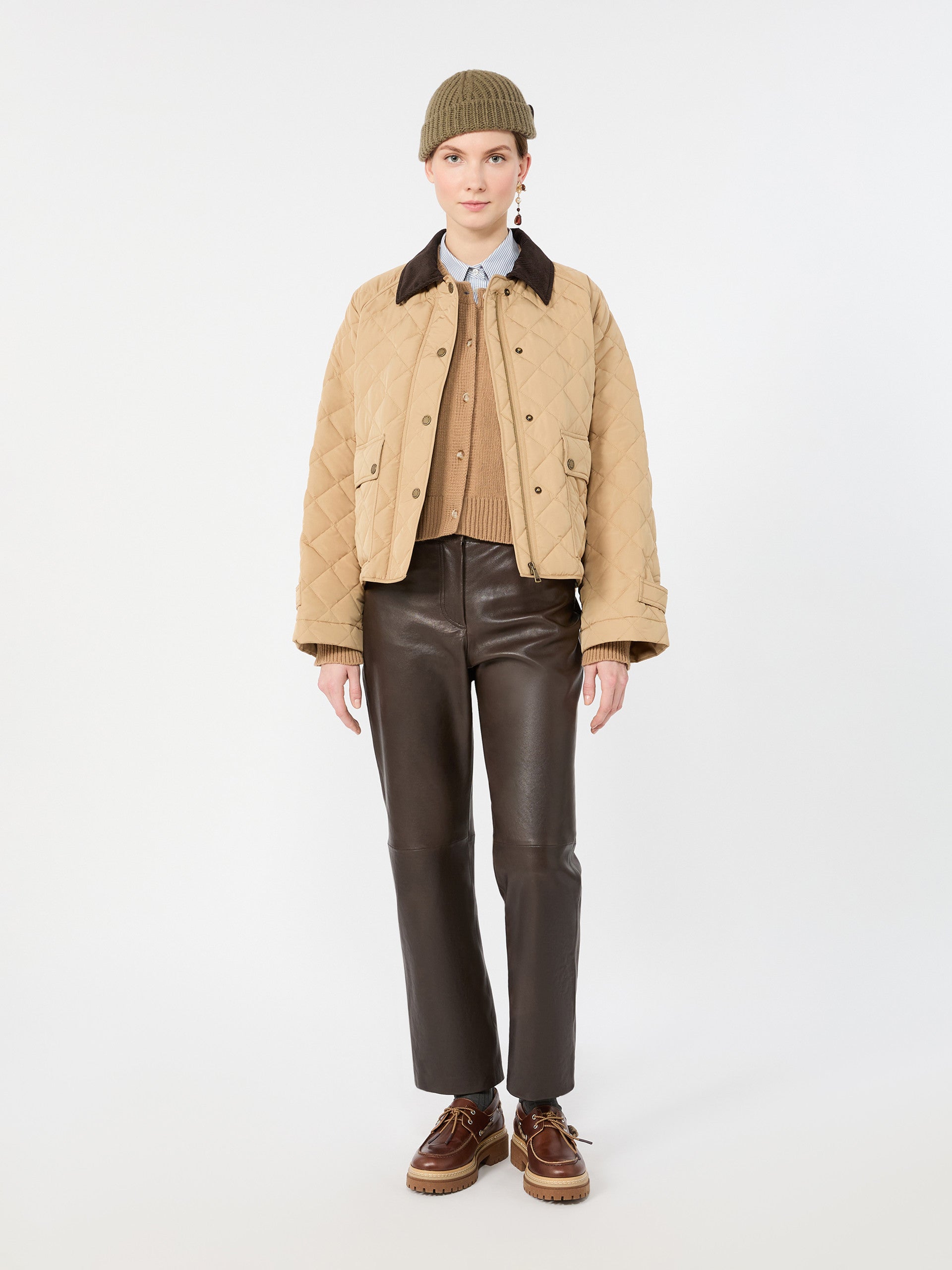 Max Mara Nappa leather trousers for Women