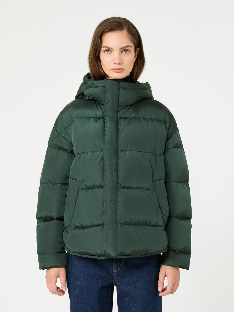 max mara water-repellent technical taffeta down jacket
