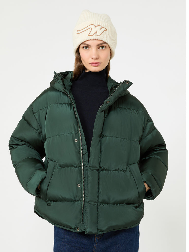 max mara water-repellent technical taffeta down jacket