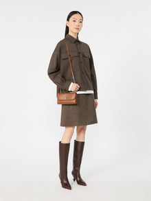 Max Mara Smooth leather wallet chain bag for Women
