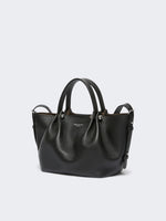 max mara small textured leather tote bag for women