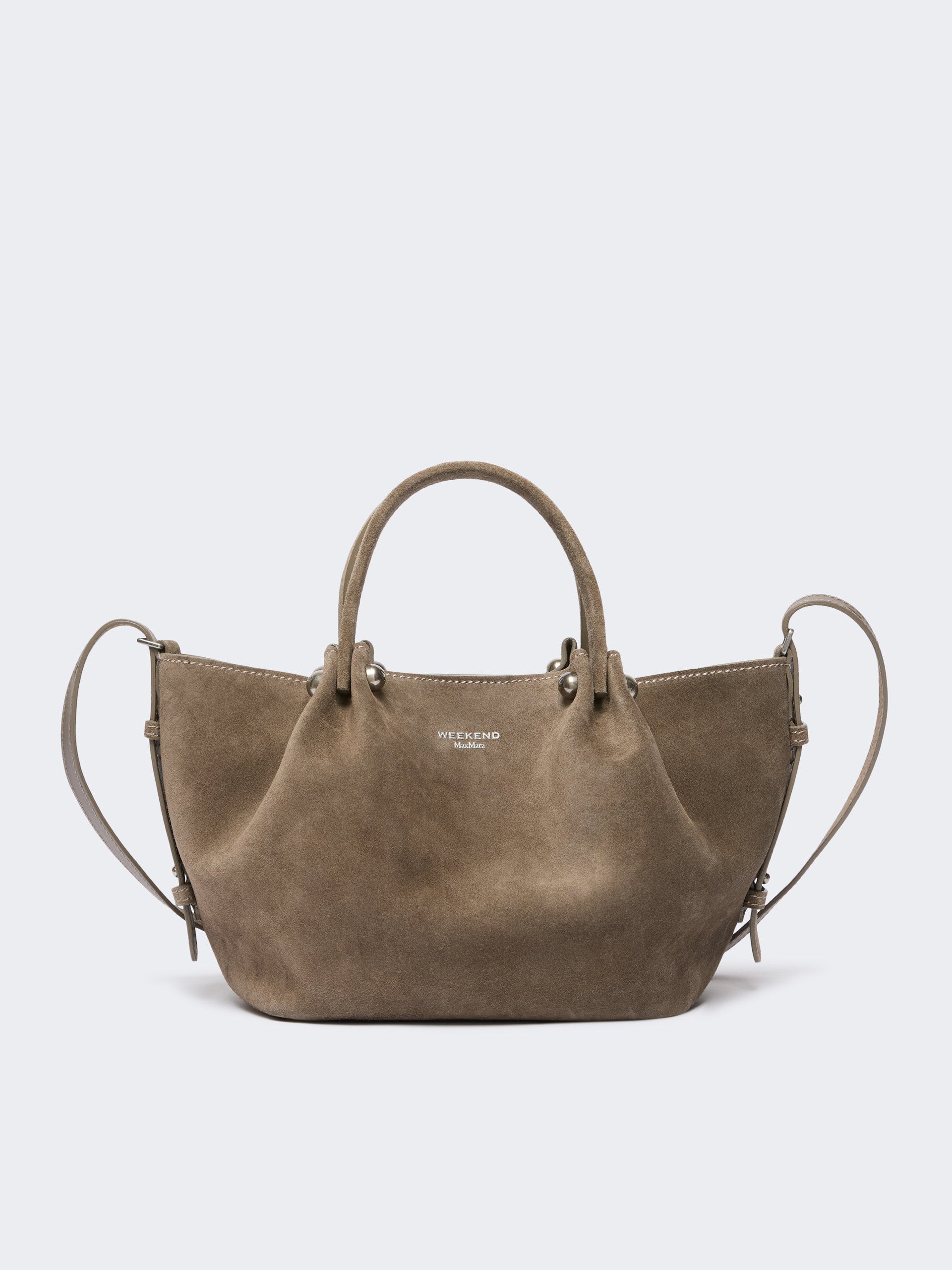max mara small suede tote bag for women